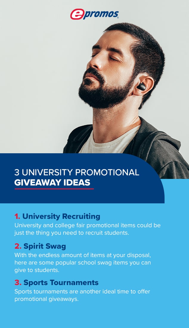 University Promotional Giveaway ideas